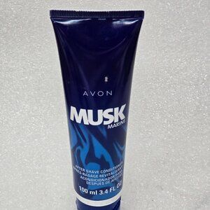 Avon Musk Marine After Shave Conditioner 100ml Mens Skin Care Refreshing